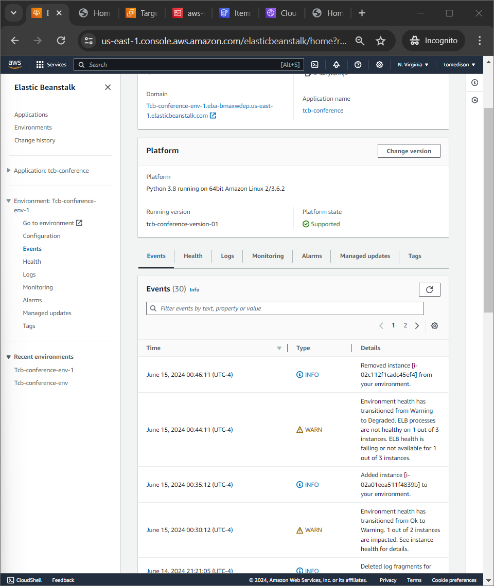 Autoscalable web application deployment