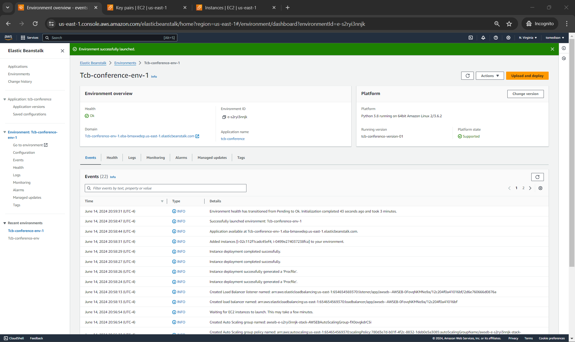 Autoscalable web application deployment